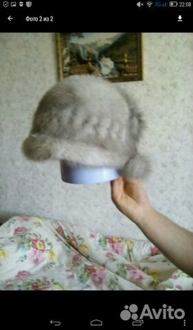 Шапка норковая