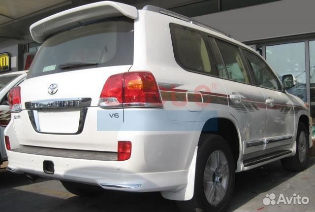 Спойлер Toyota Land Cruiser 200 верхний белый Спойлер Toyota Land Cruiser 200 верхний белый