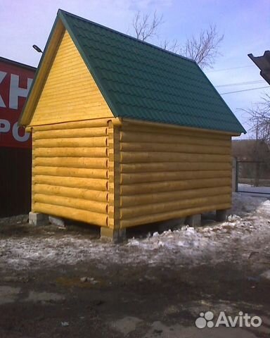 Сруб бани 4х5 м. Доставка, сборка