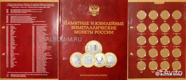 Альбом-Папка капсульный под Биметалл,гвс и СССР