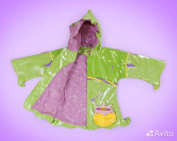 Детский плащ-дождевик с подкладкой Kidorable