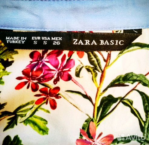 Рубашка Zara basic (оригинал)
