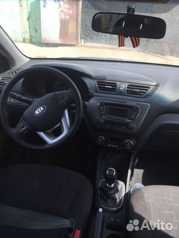 KIA Rio 1.6 МТ, 2013, битый, 79 000 км