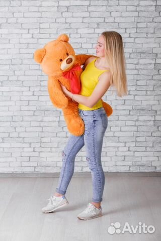 Мягкий (плюшевый) мишка - средний