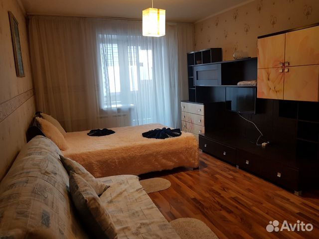 

1-к. квартира, 45 м², 2 кровати