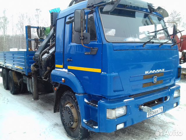 Камаз 65117 с манипулятором Hiab 244-7