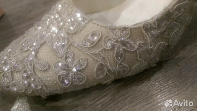 Туфли кожа+гепюр+пайетки 38.5 Туфли кожа+гепюр+пайетки 38.5