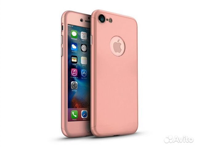 84012373227 Чехол Voero 360 protect iPhone для 7/8, розовый
