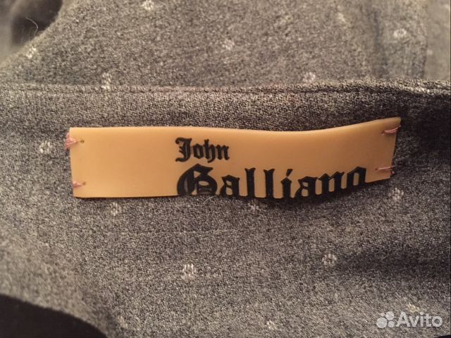Серая длинная юбка John Galliano (оригинал)