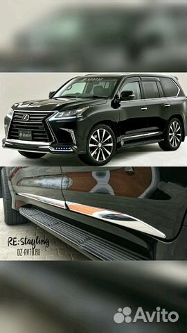 Молдинги дверей Lexus LX570 / LX450d