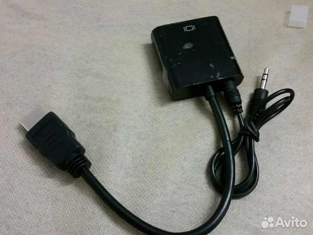 Переходник hdmi на VGA с аудиовыходом Переходник hdmi на VGA с аудиовыходом