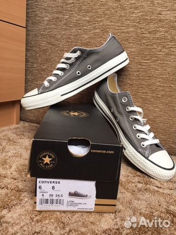 Converse OX All Star charcoal (39 eur.), 24,5 см Converse OX All Star charcoal (39 eur.), 24,5 см