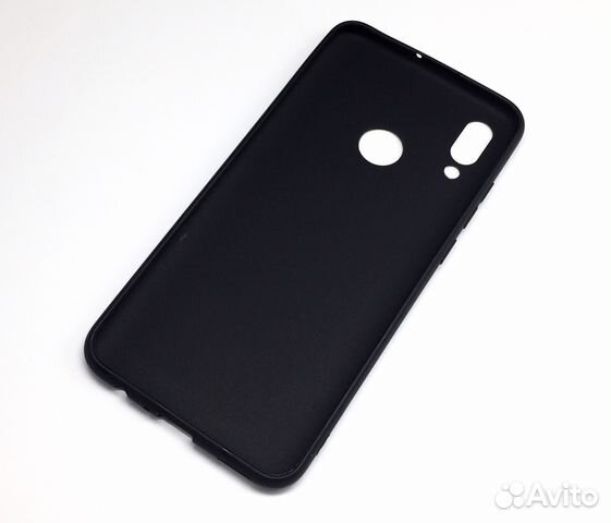 Huawei P Smart 2019 Чехол Черный Матовый Силикон