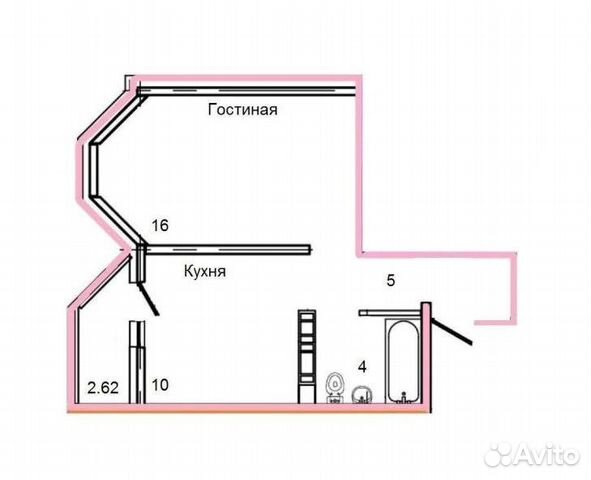 1-к квартира, 36.6 м², 12/17 эт.