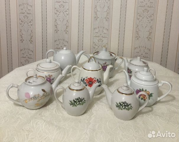 Чайники заварочные СССР фарфор