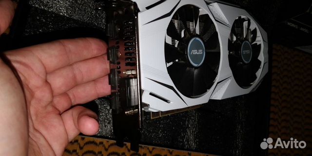Видеокарта Asus Geforce GTX 1070 8gb turbo