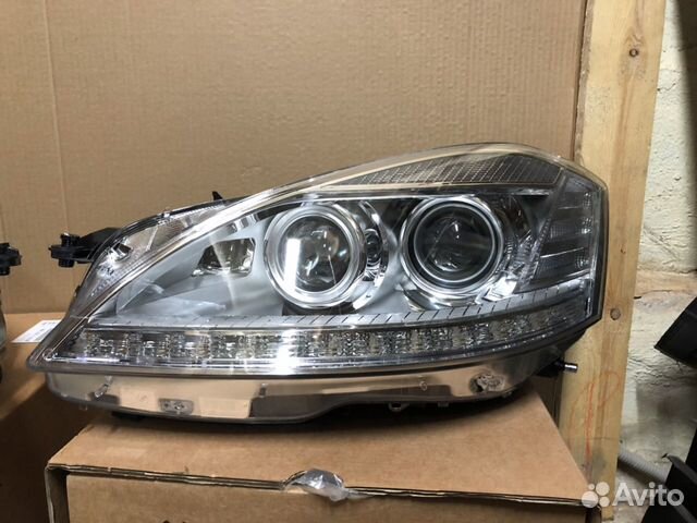 Mercedes w221 фара левая рестайлинг