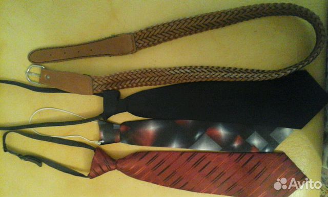 Галстуки и ремень