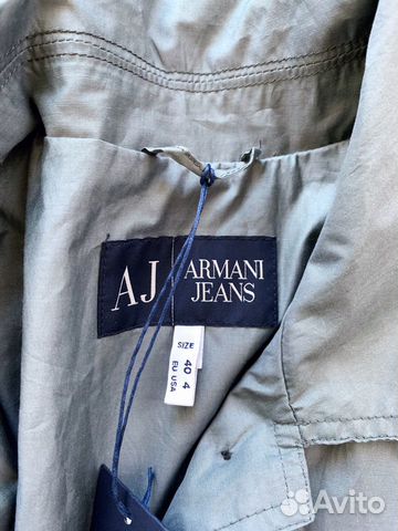 Куртка плащ Armani jeans новая 40 - 42