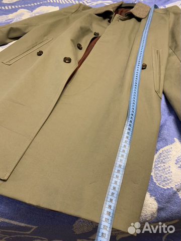 Плащ пальто тренч Ted Baker зелёный XL