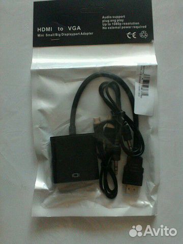 Адаптер hdmi-VGA новый