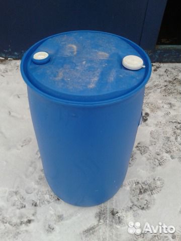 Бочка пластиковая пищевая б/у 127 л, 200 л