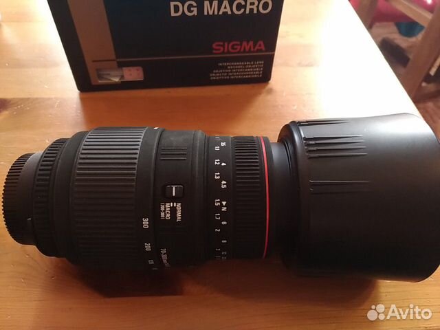 Sigma 70-300 f4-5.6 apo dg macro nikon