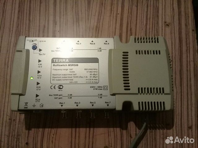 Multiswitch msr508 схема подключения