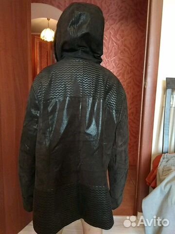 Кожаная куртка утепленная 52-54 Кожаная куртка утепленная 52-54