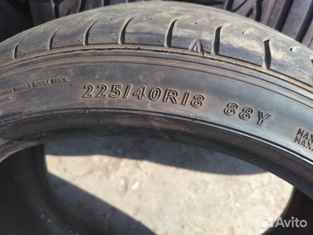 Шина б/у 225/40r18