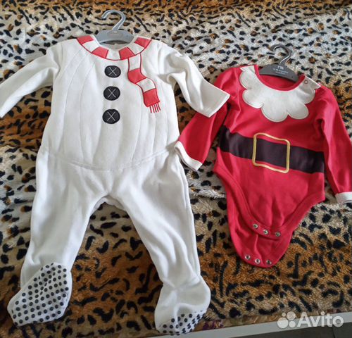Комбез и боди Mothercare Новый год, 6-18 мес Комбез и боди Mothercare Новый год, 6-18 мес