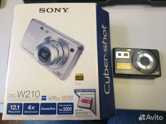 Компактный фотоаппарат Sony Cyber-shot DSC-W210 Компактный фотоаппарат Sony Cyber-shot DSC-W210