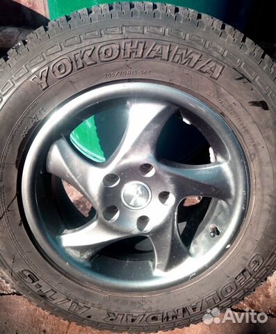 205/70R15 Yokohama Geolandar G012 ат 4шт на дисках