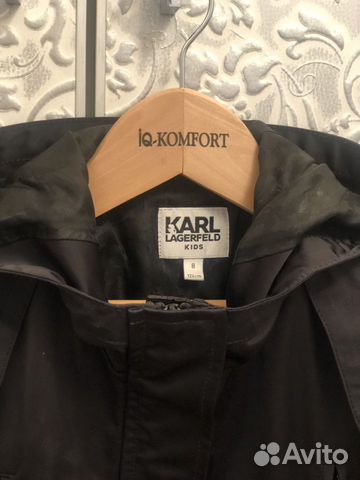 Осенняя куртка Karl Lagerfeld Kids, 8 лет
