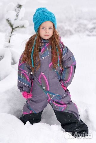 Новый Зимний цельный комбинезон oldos,98,116