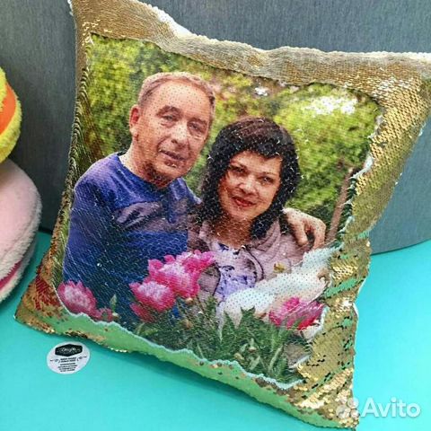 Подушка с Пайетками