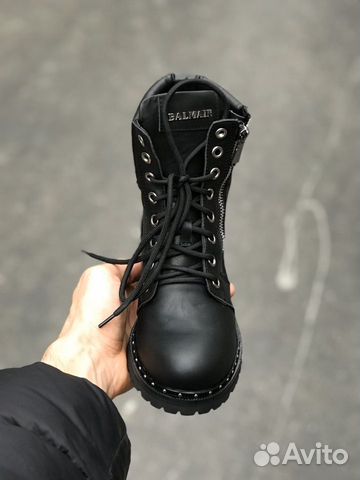 Ботинки Balmain Кожа Оснь Ботинки Balmain Кожа Оснь