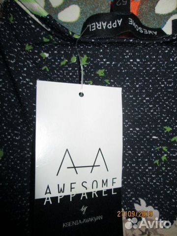 Платье новое Awesome apparel из трикотажа р.52