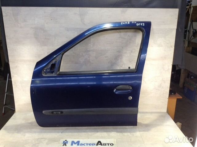 Дверь передняя левая Рено Клио 2 Симбол