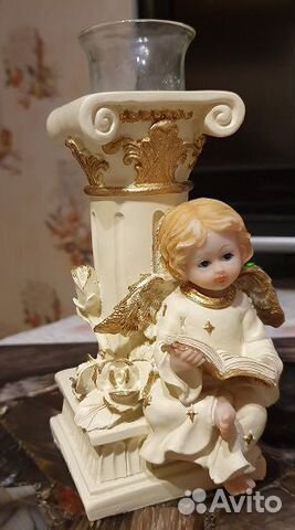 Подсвечник Ангел и греческая колонна Подсвечник Ангел и греческая колонна