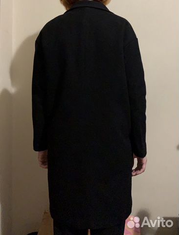 Пальто oversize чёрное весеннее Пальто oversize чёрное весеннее