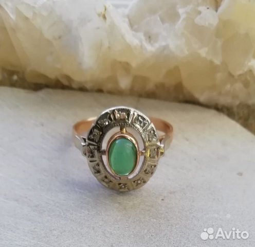 Золотое кольцо с бриллиантами