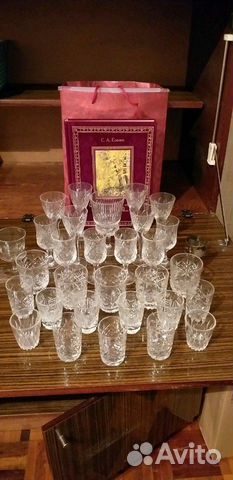 Хрустальные фужеры,рюмки,стопки,стаканы