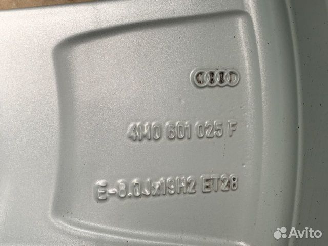 Оригинальные диски R19 Audi Q7 4M R19 4M0601025F
