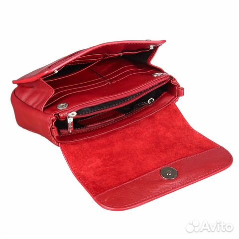 Кожаный клатч Gianni Conti 9505504 dark RED