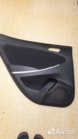 Обшивка задней левой двери hyundai solaris