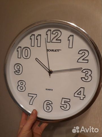 Часы настенные Scarlett SC-55K бу Часы настенные Scarlett SC-55K бу