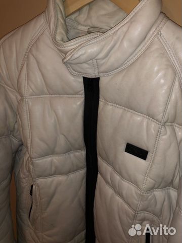 Emporio Armani пуховик кожа Emporio Armani пуховик кожа