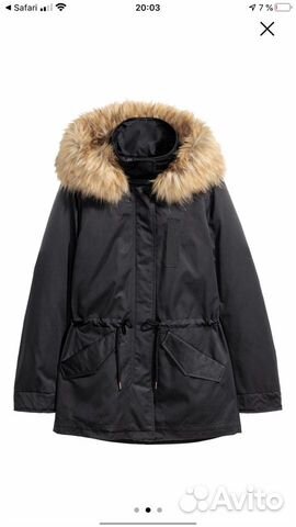 Женская утеплённая парка H&M