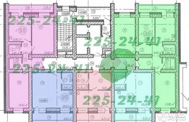 1-к квартира, 40.7 м², 13/15 эт. 1-к квартира, 40.7 м², 13/15 эт.